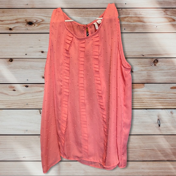 Elle Coral Dress Top - Picture 1 of 7